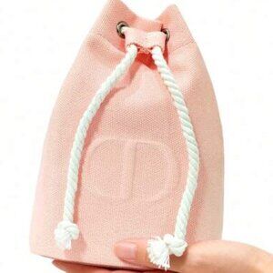 Brand new Dior pink drawstring pouch